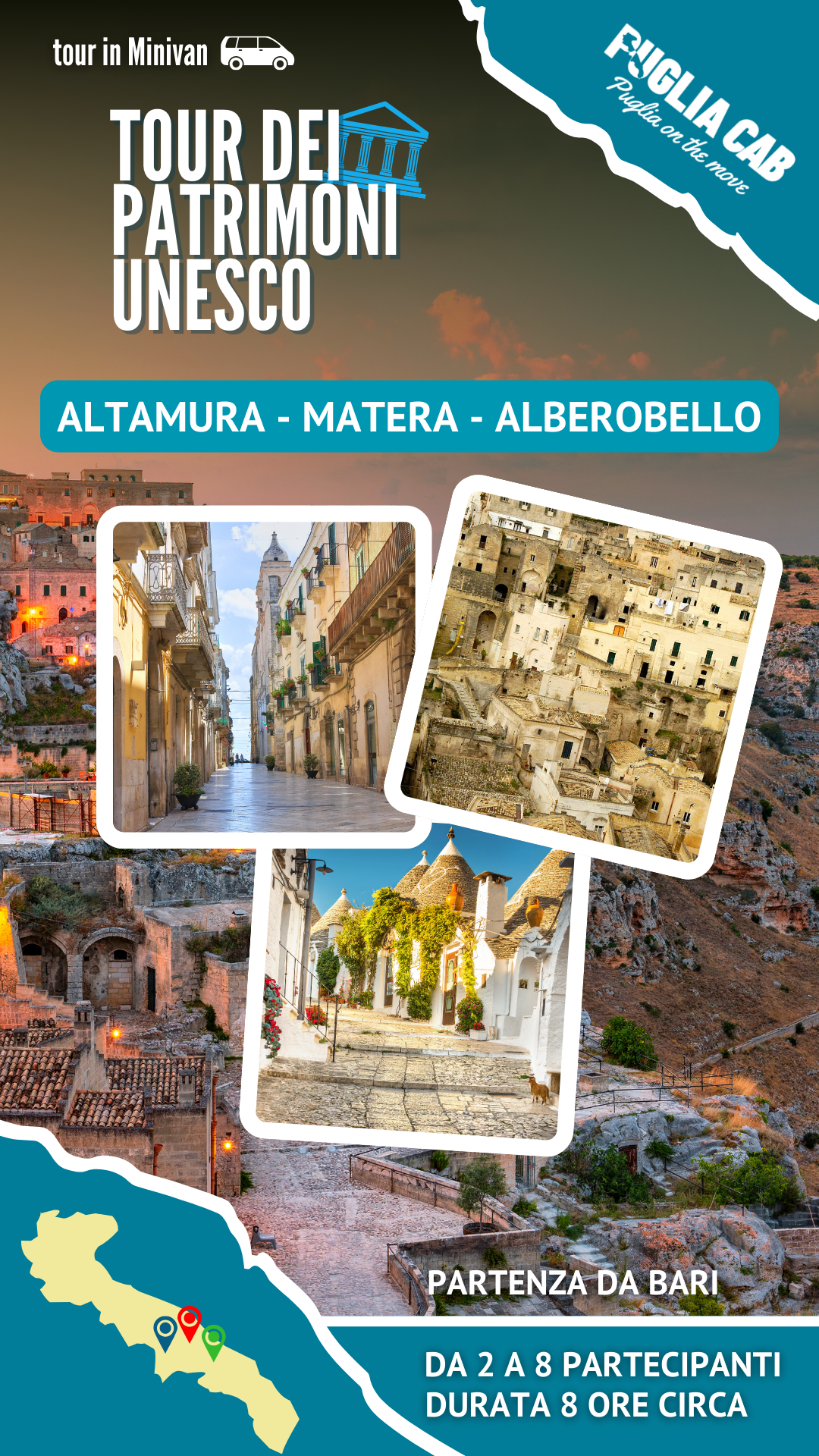 Tour dei Patrimoni Unesco