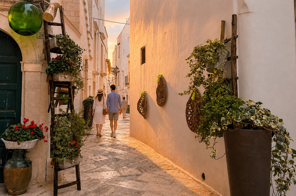 A walk through the streets of Locorotondo